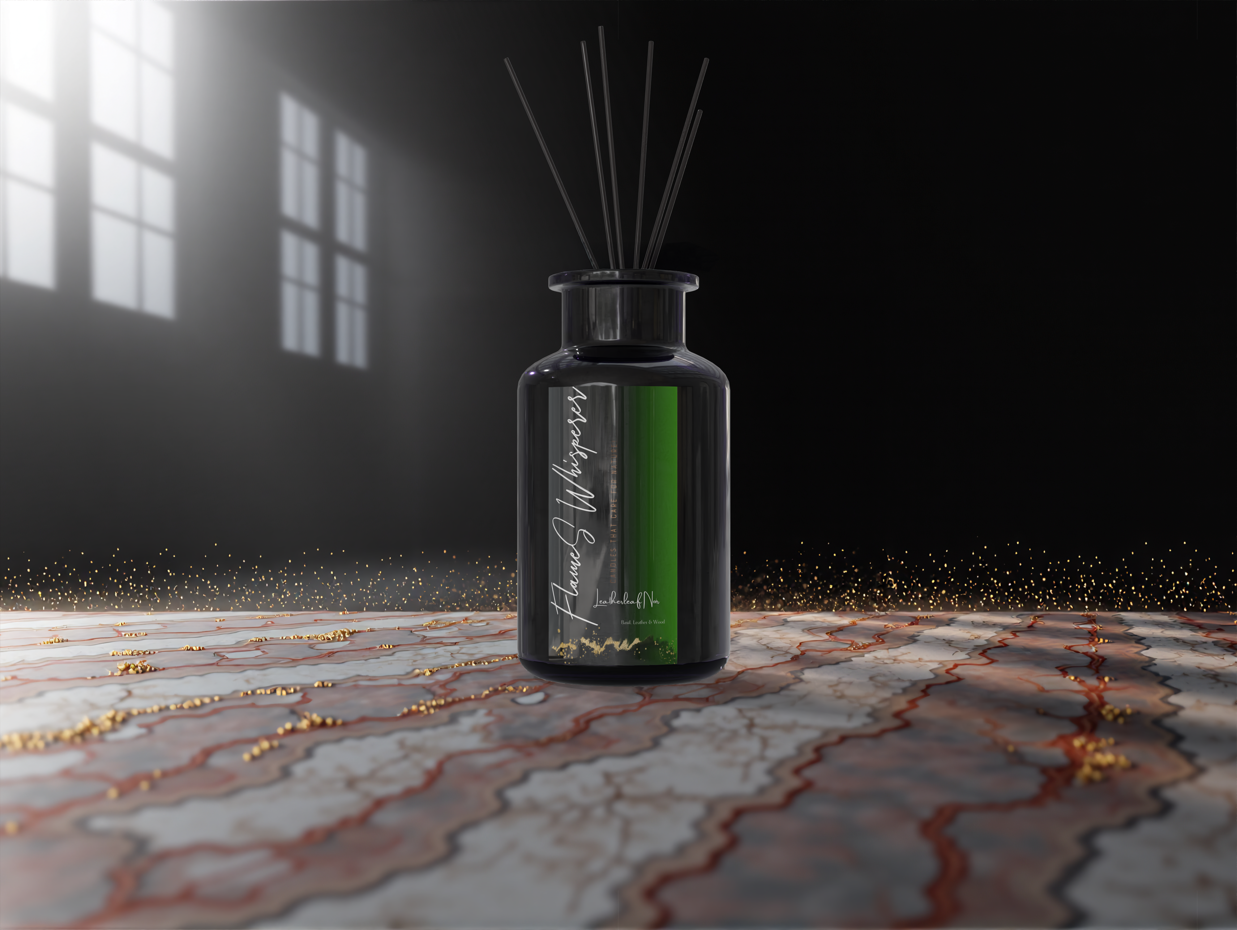 Leatherleaf Noir Diffuseur