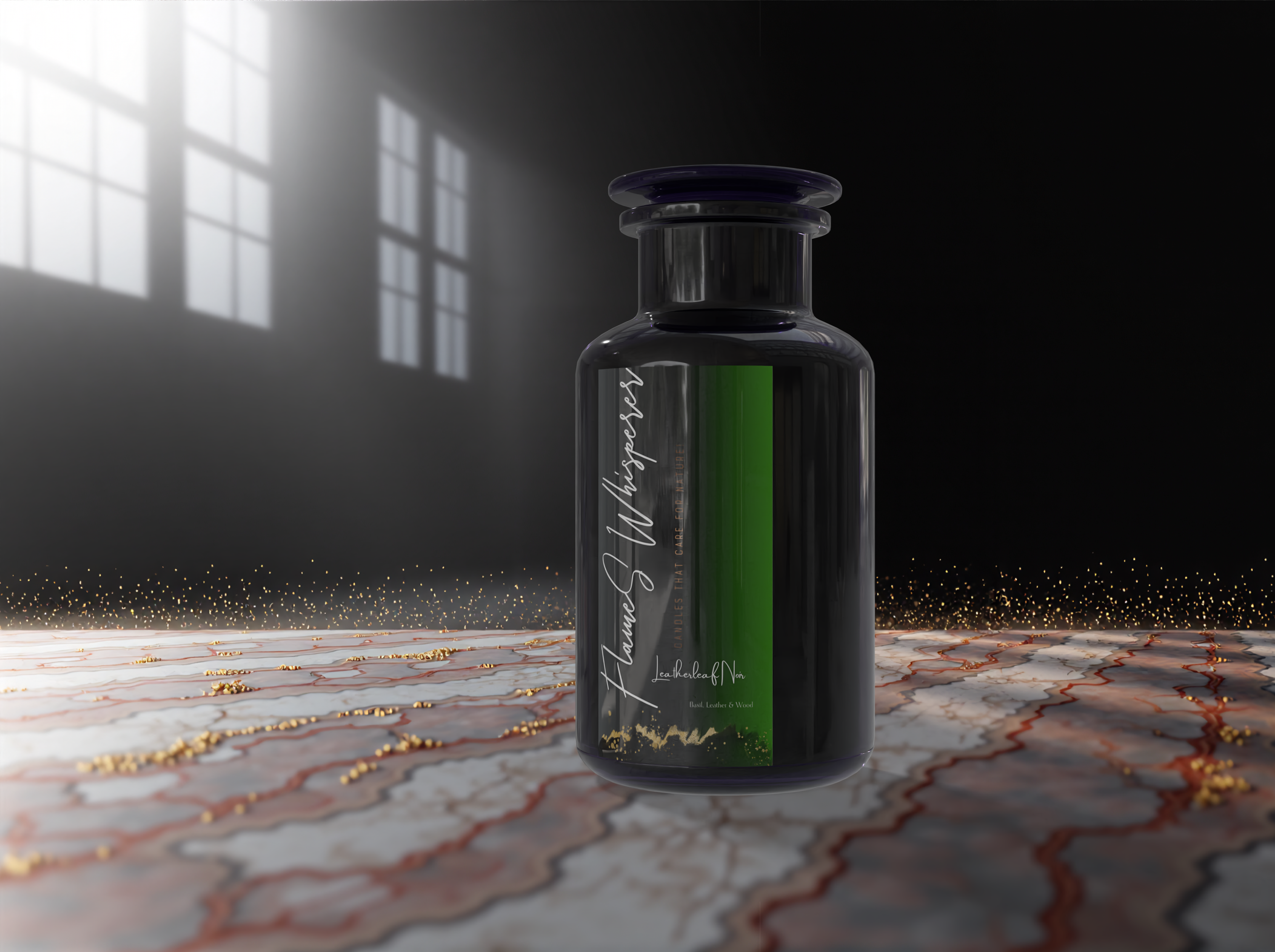 Leatherleaf Noir Diffuseur